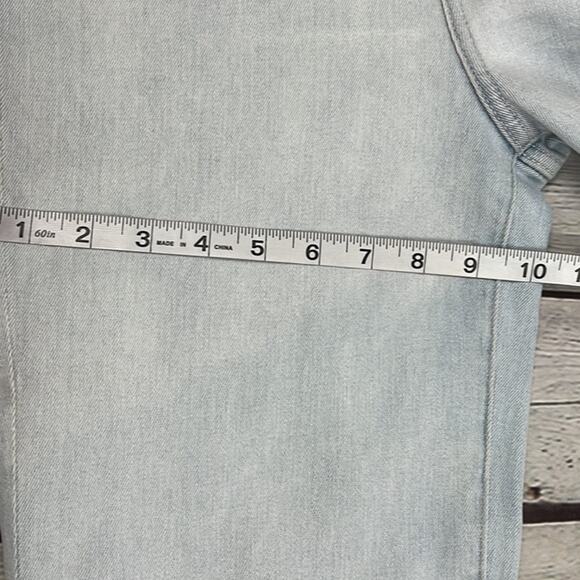 LF Greyson Super High Rise Slim Bootcut Jeans with Frayed hem Size 30 NWT - Picture 9 of 12